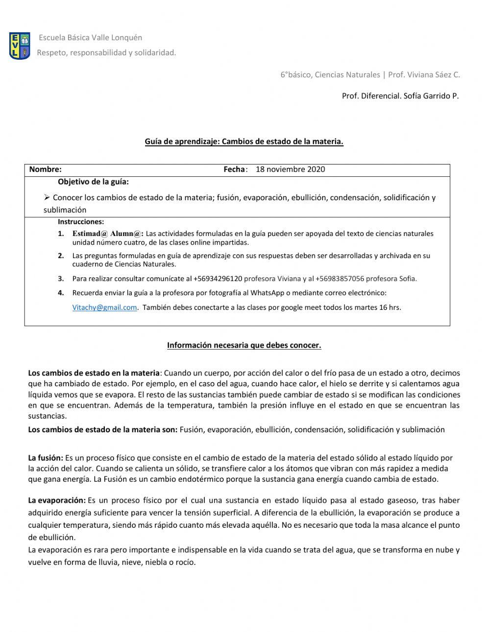 Estados de la materia