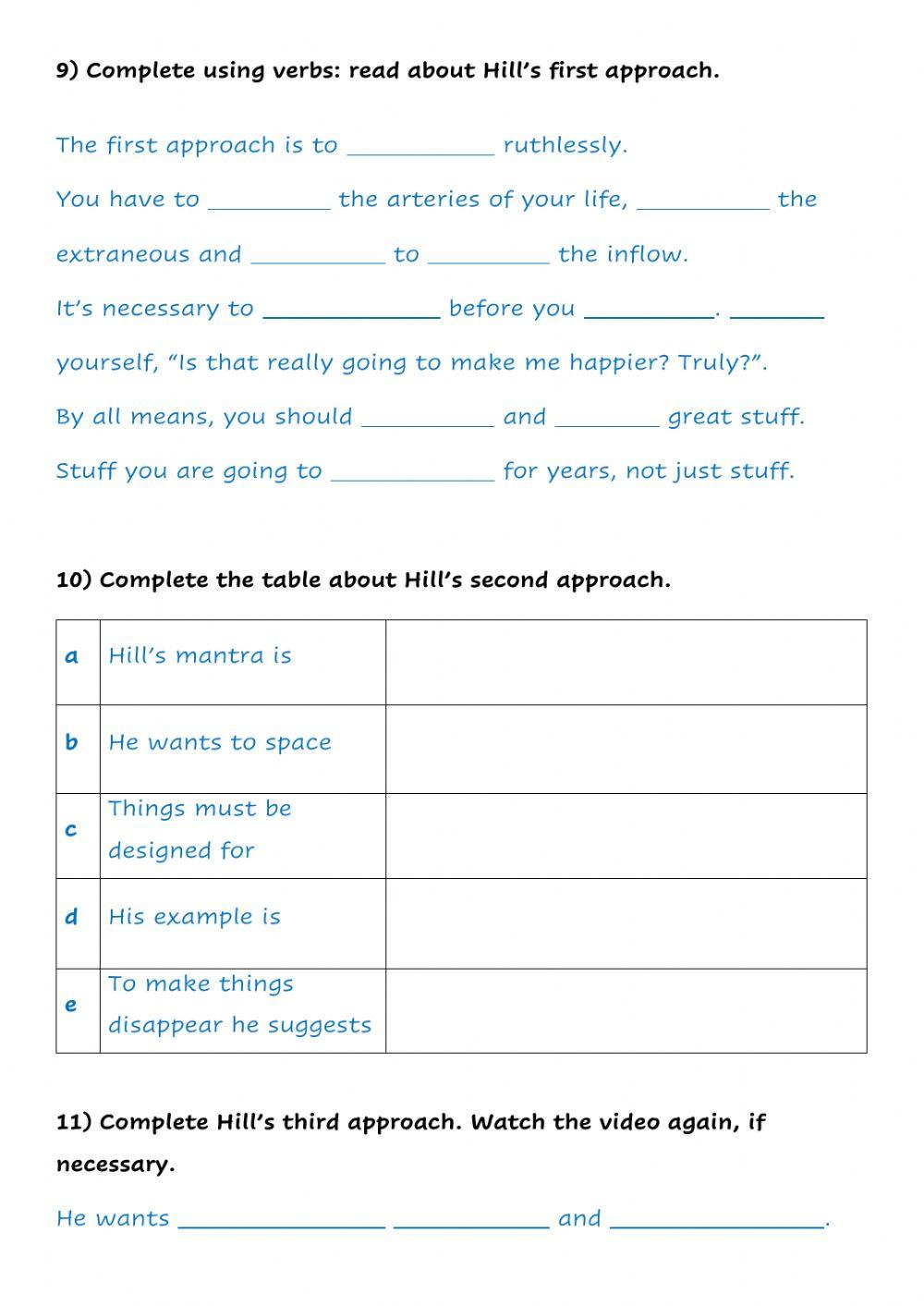 Watching - Less Stuff, More Happiness