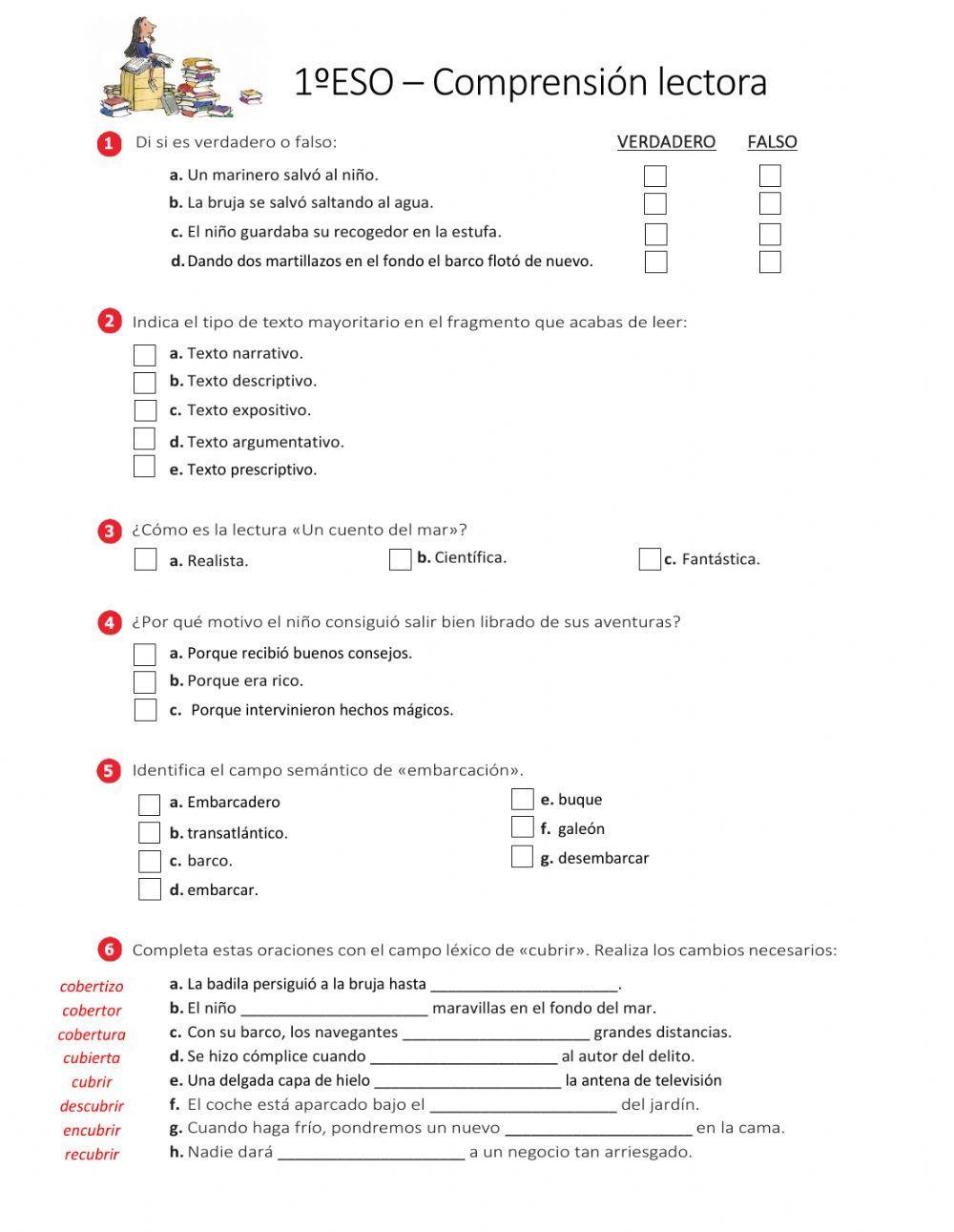 1º ESO C Lectora Un cuento del mar