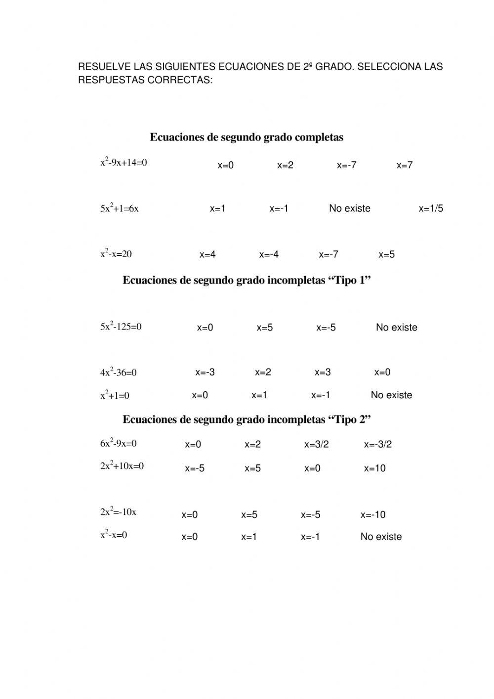 AMP-Ecuaciones de 2º grado