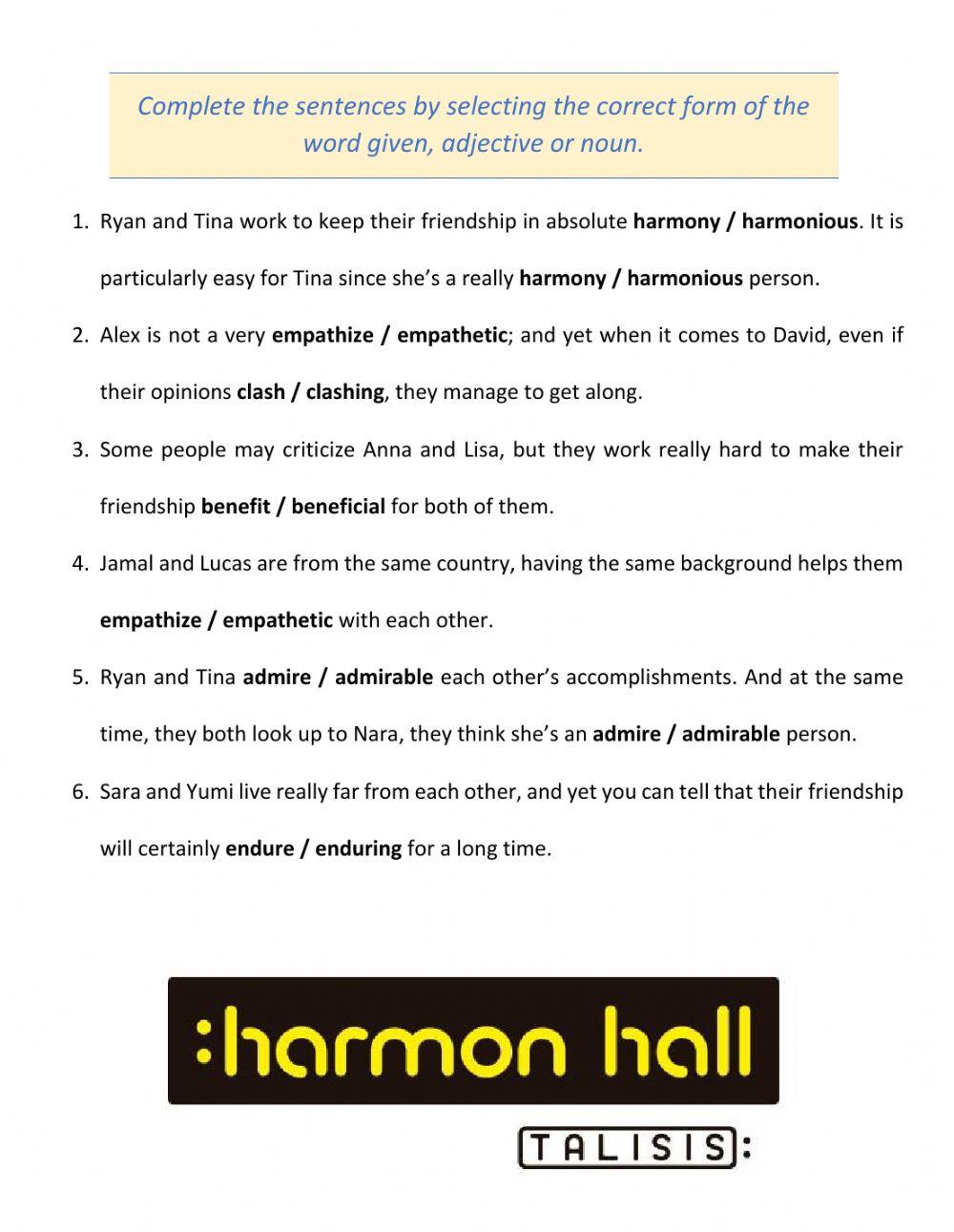 C21 - Adjective vs Nouns