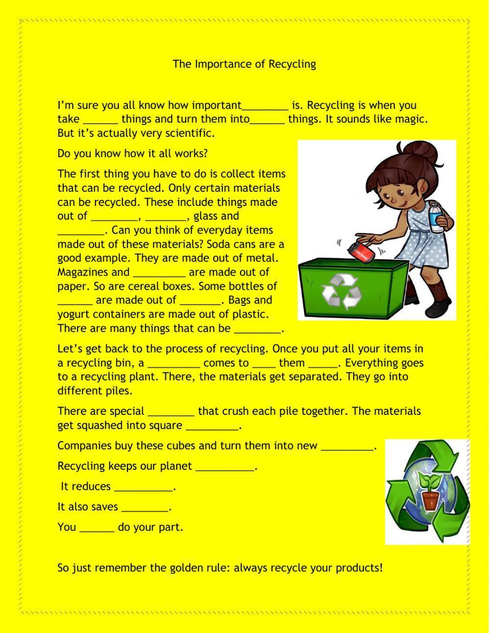 The Importance of Recycling