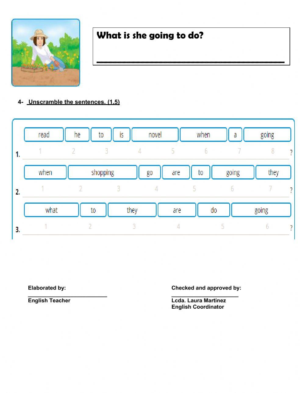 Grammar and vocabulary. 5th basic