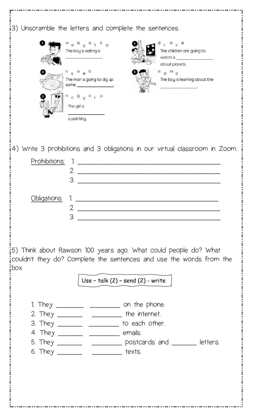 Grammar and vocabulary 4th teens