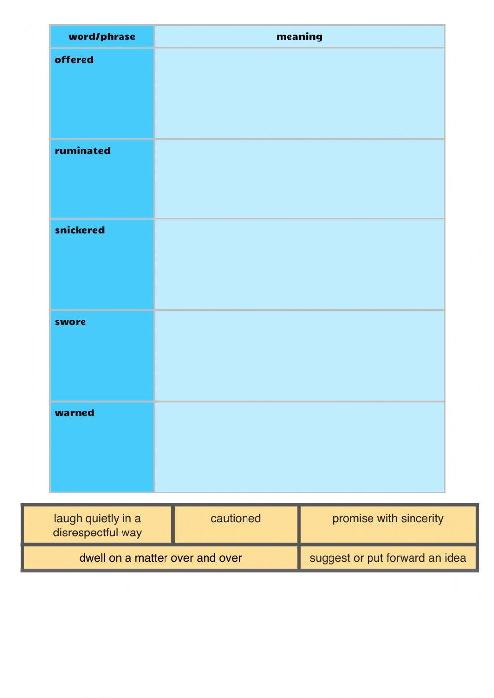 Speech Tags workbook P5-6 Part C