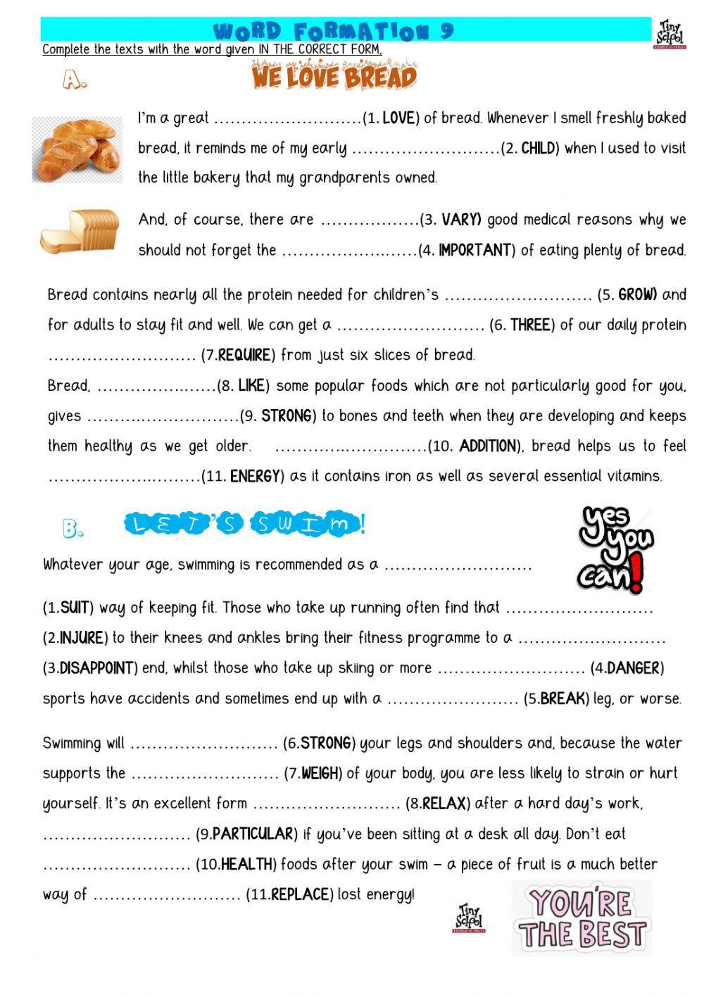 Word formation 9 fce