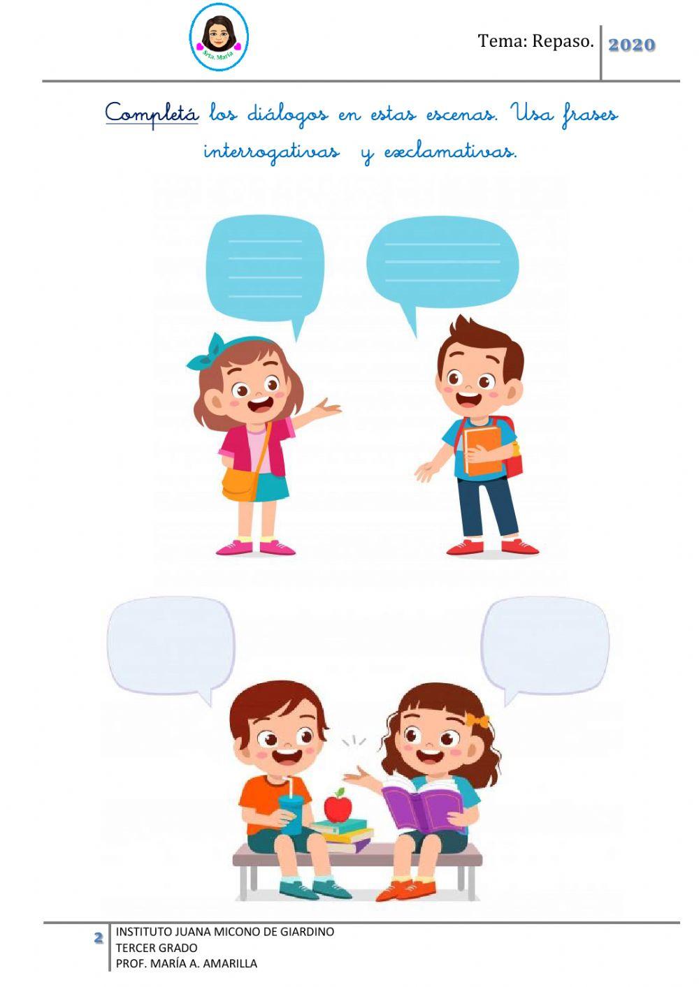 Signos de interrogación y exclamación