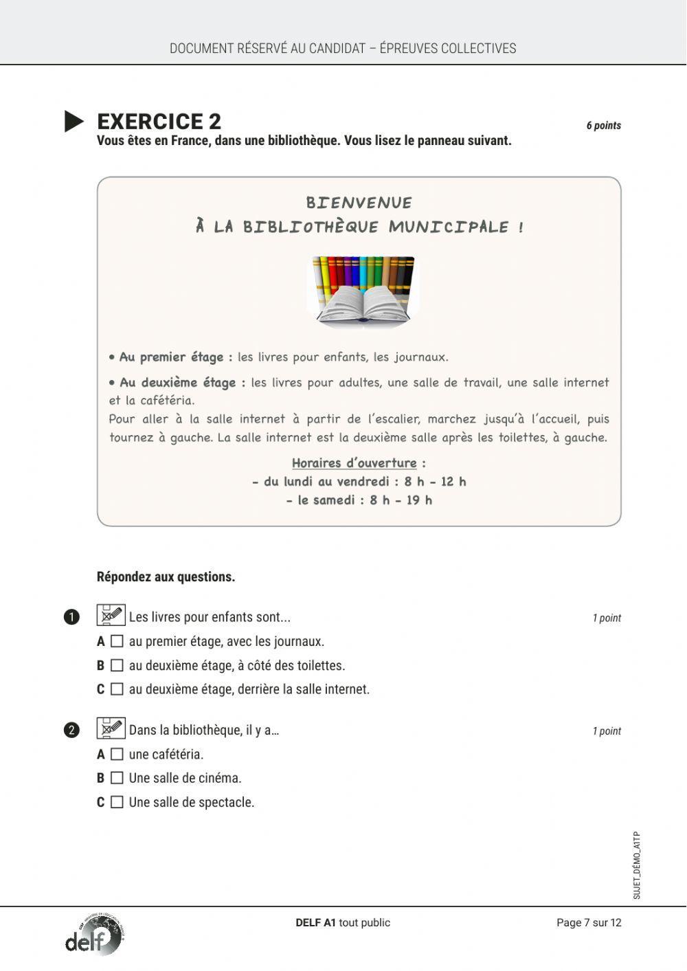 DELF A1 tout public