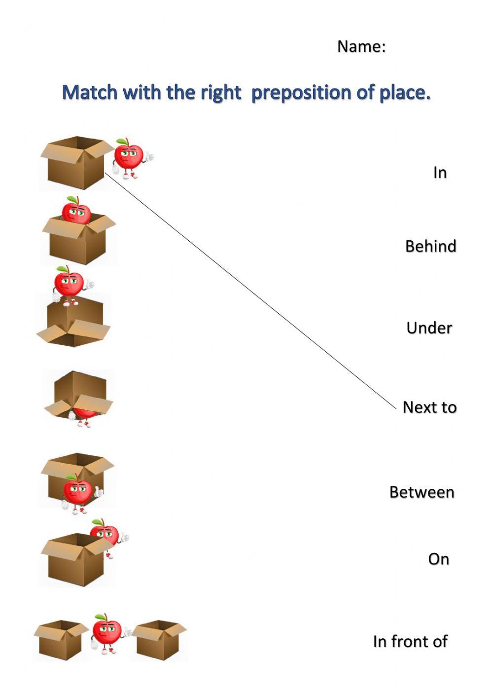 Prepositions of Place
