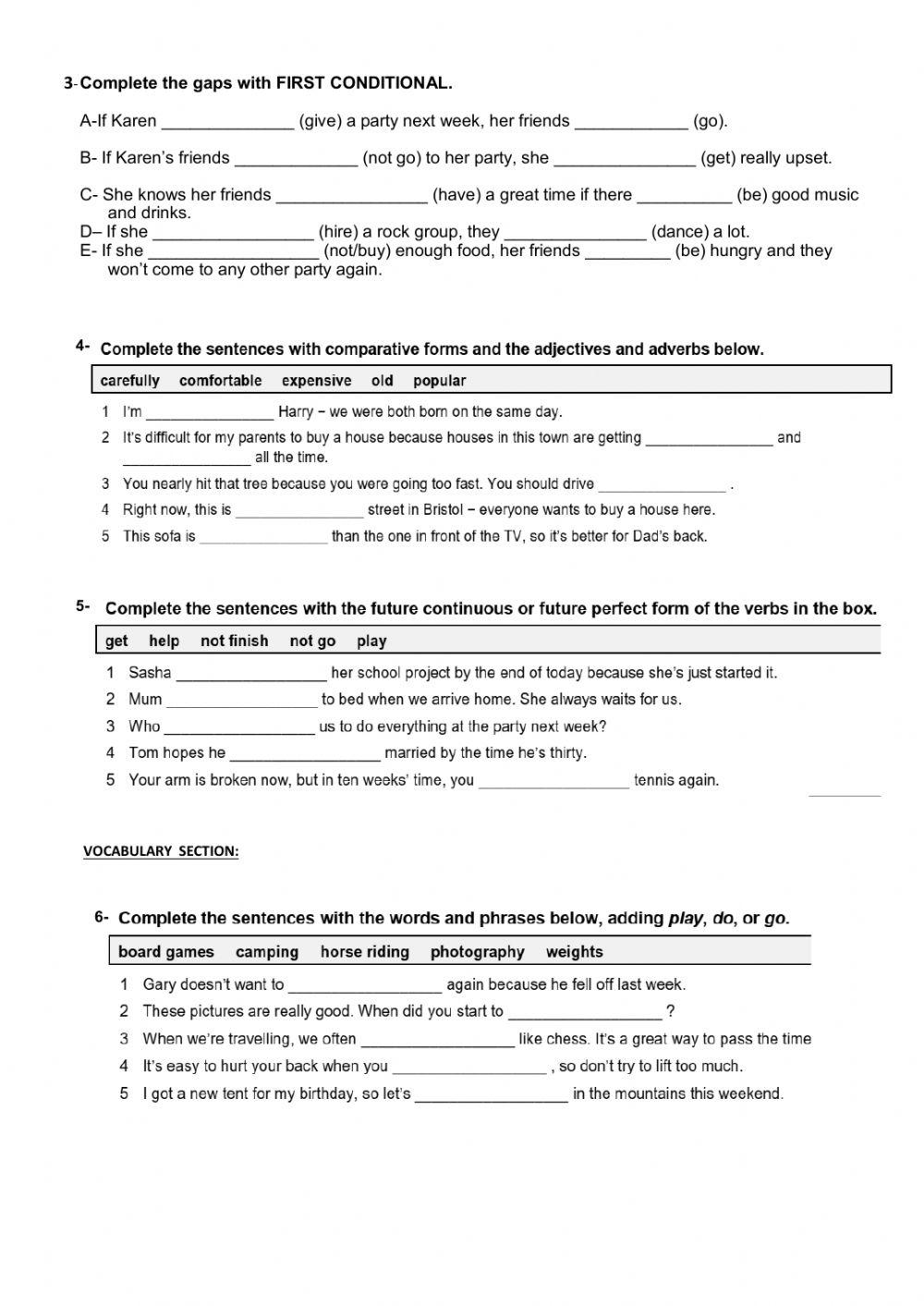 TEENS - FInal exam (Thursday 3rd, 2020) ad