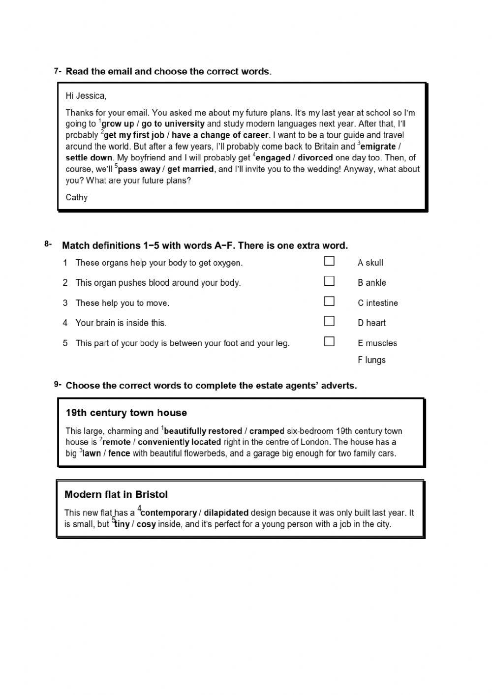 TEENS - FInal exam (Thursday 3rd, 2020) ad