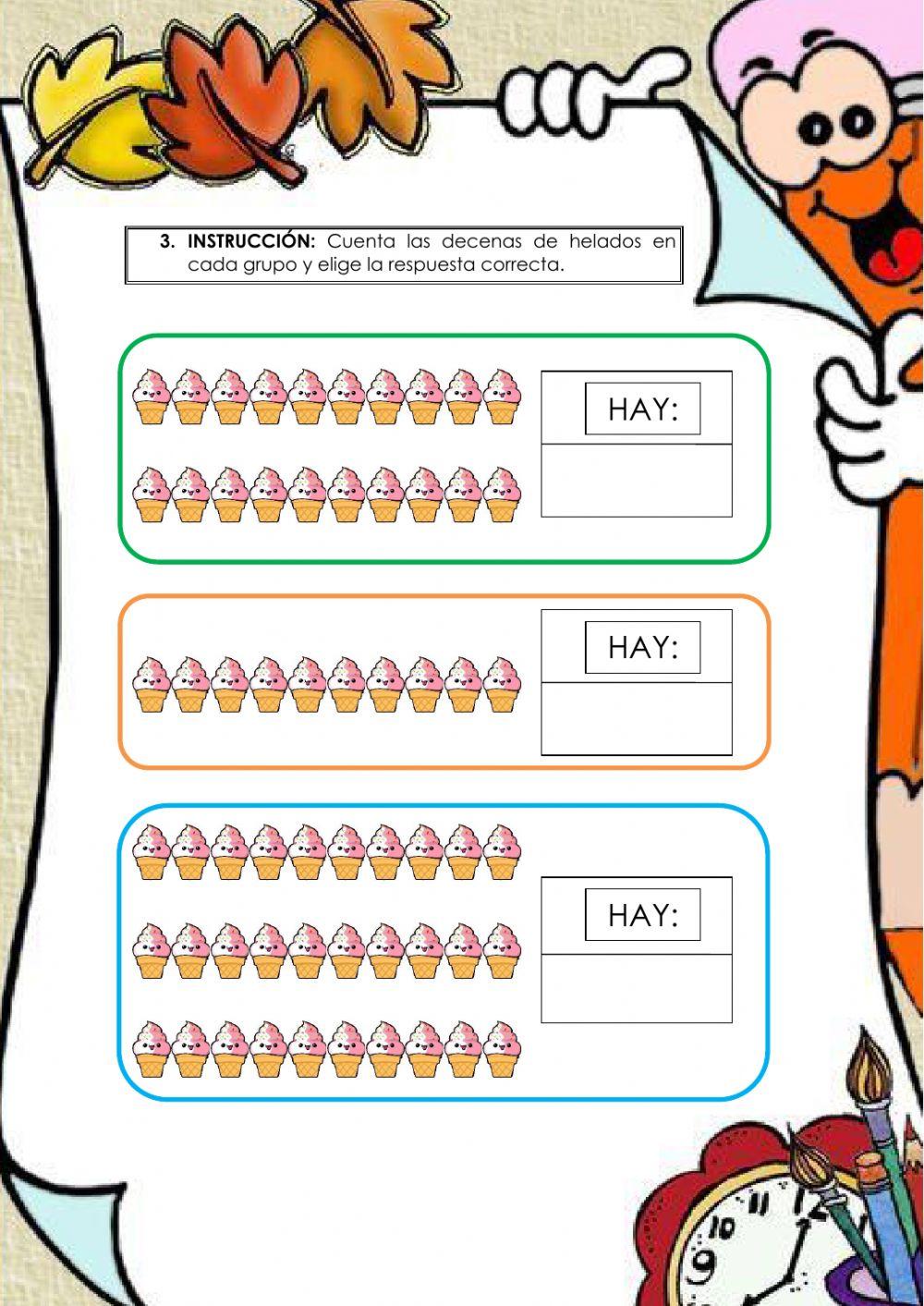 Evaluación Matemática 2do EGB Parcial 2