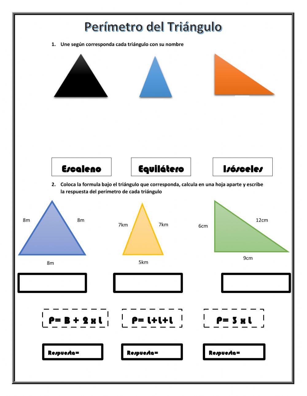 Perímetro de Triángulos