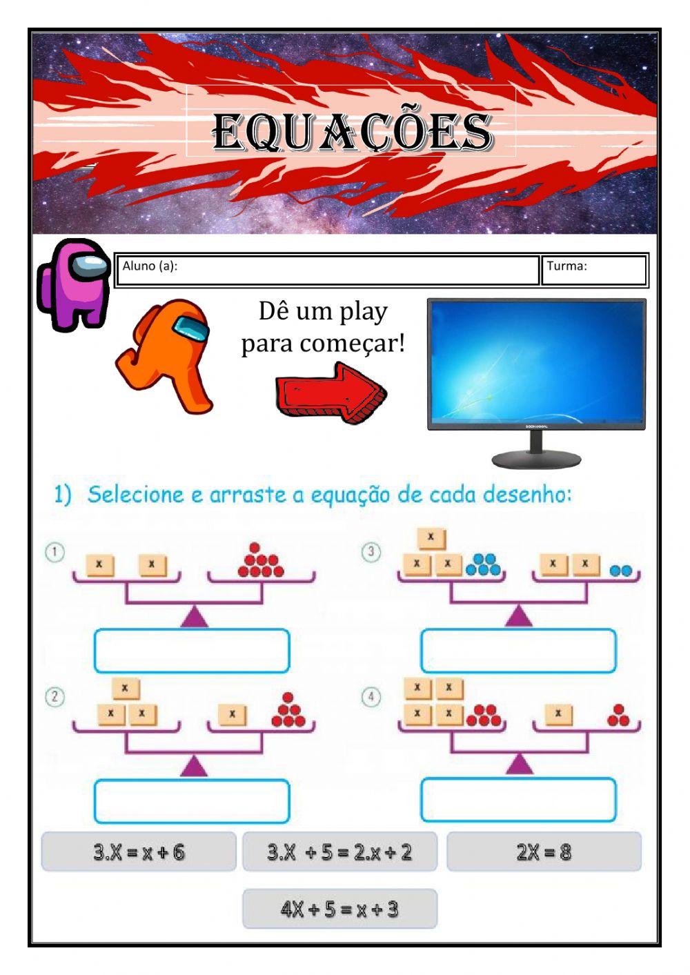Equações do 1° grau