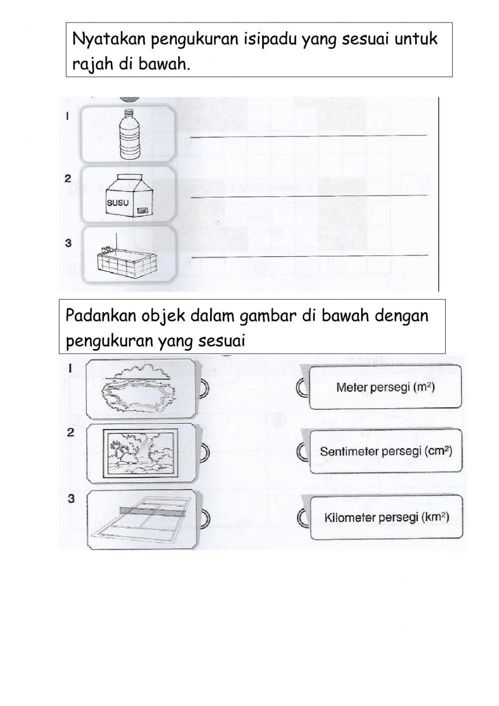 Sains Tahun 3:Penilaian 3(Pengukuran)