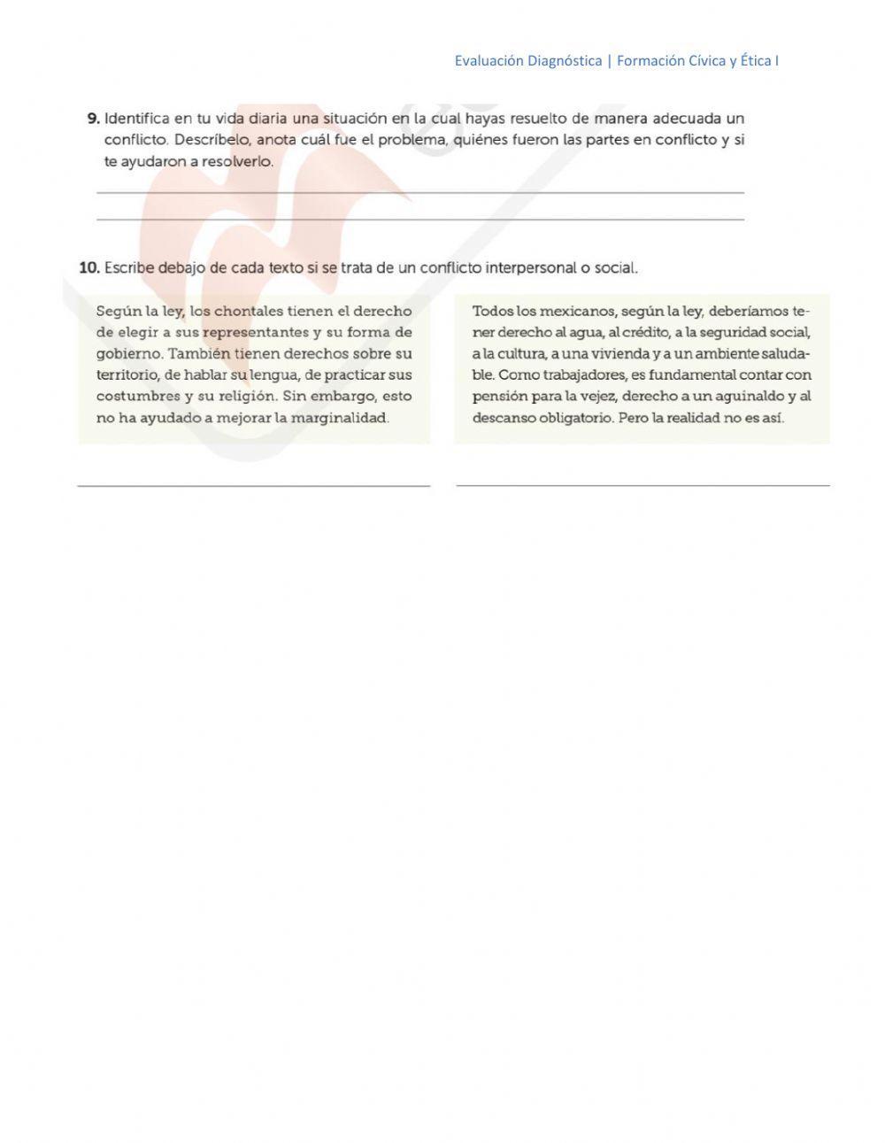 Evaluación Diagnóstica