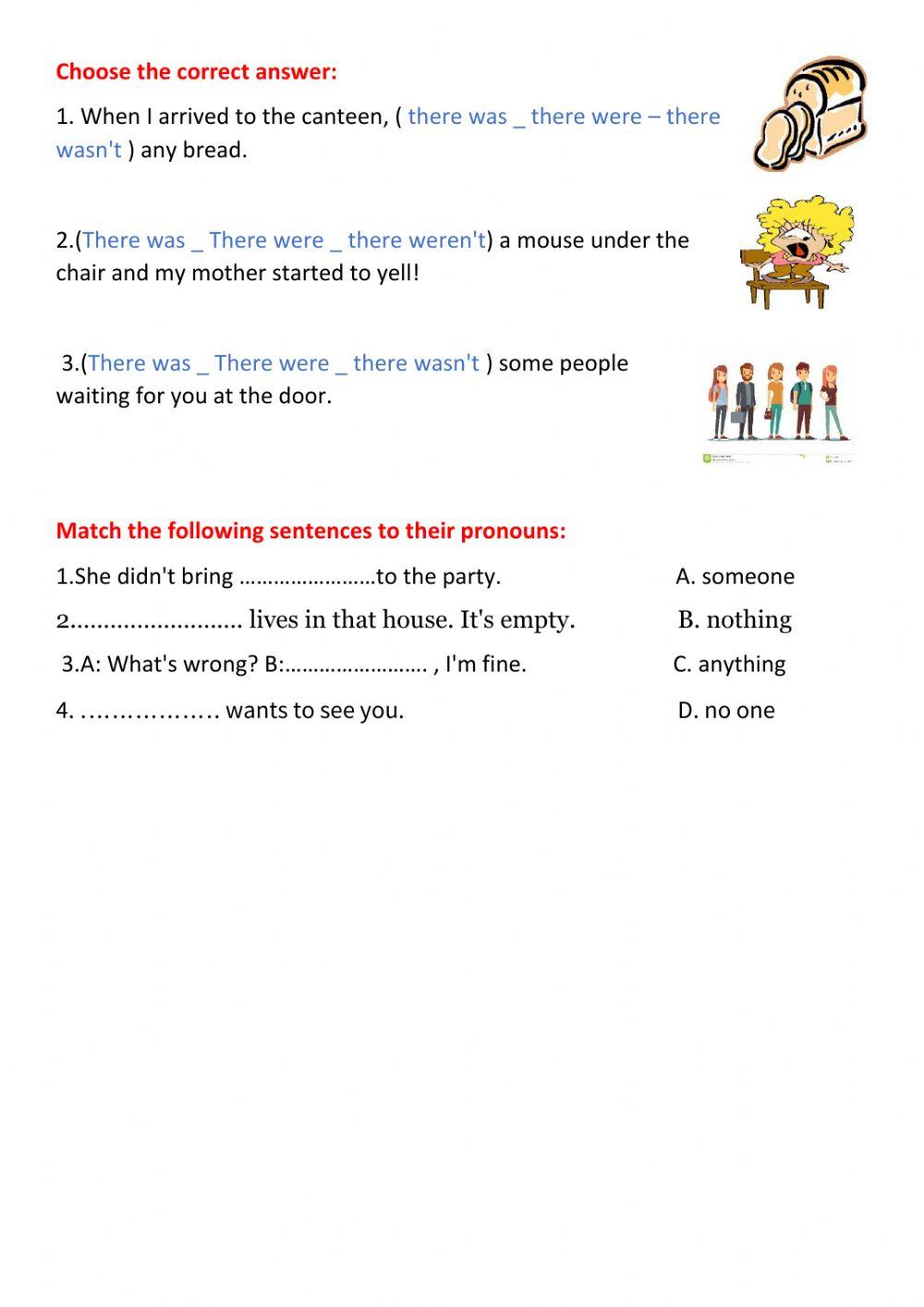 There was - there were exercises