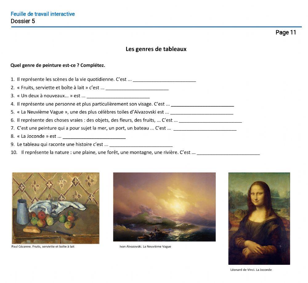 Le français-10 (повыш.)-Dossier 5-Page 11 Le français-10 (повыш.)-Dossier 5-Page 11