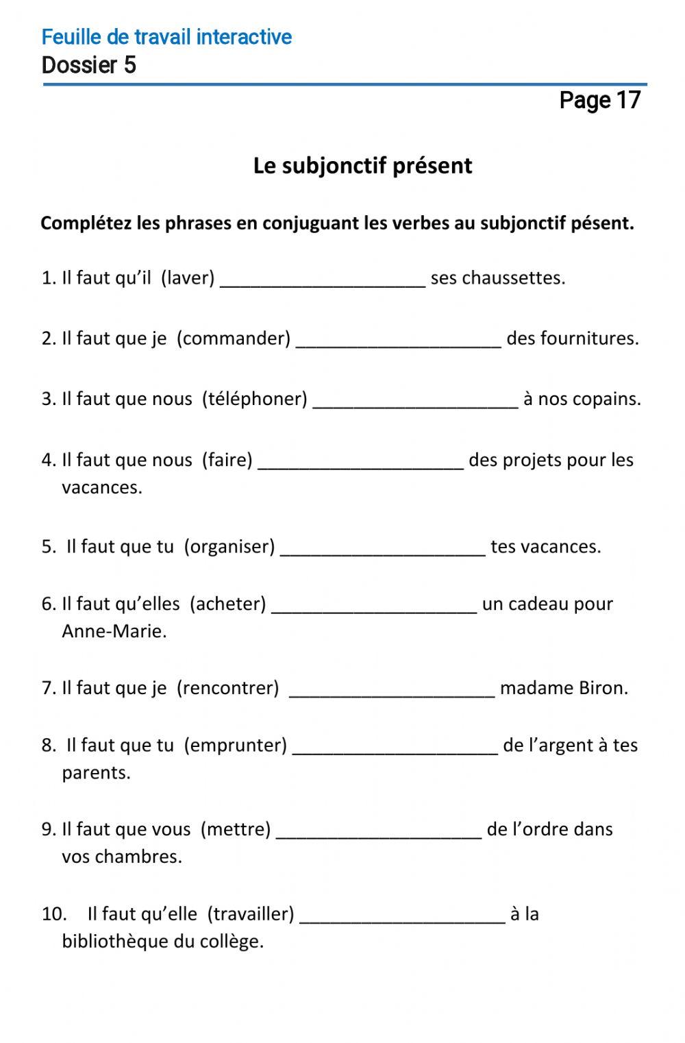 Le français-10 (повыш.)-Dossier 5-Page 17 (2) Le français-10 (повыш.)-Dossier 5-Page 17 (2)