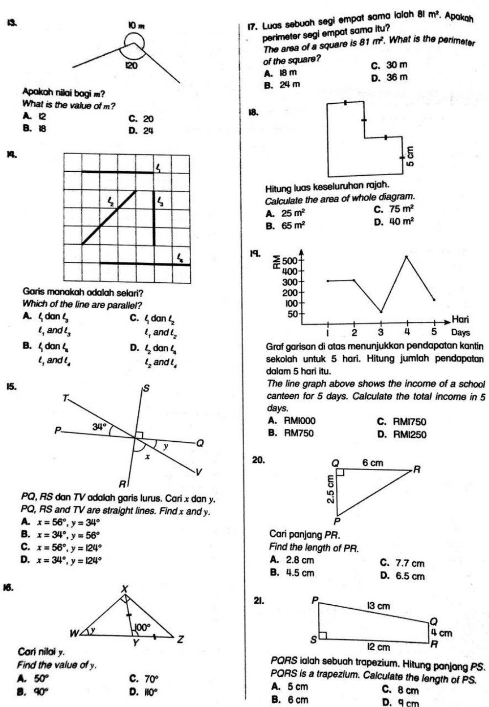 Praktis matematik tingkatan 1