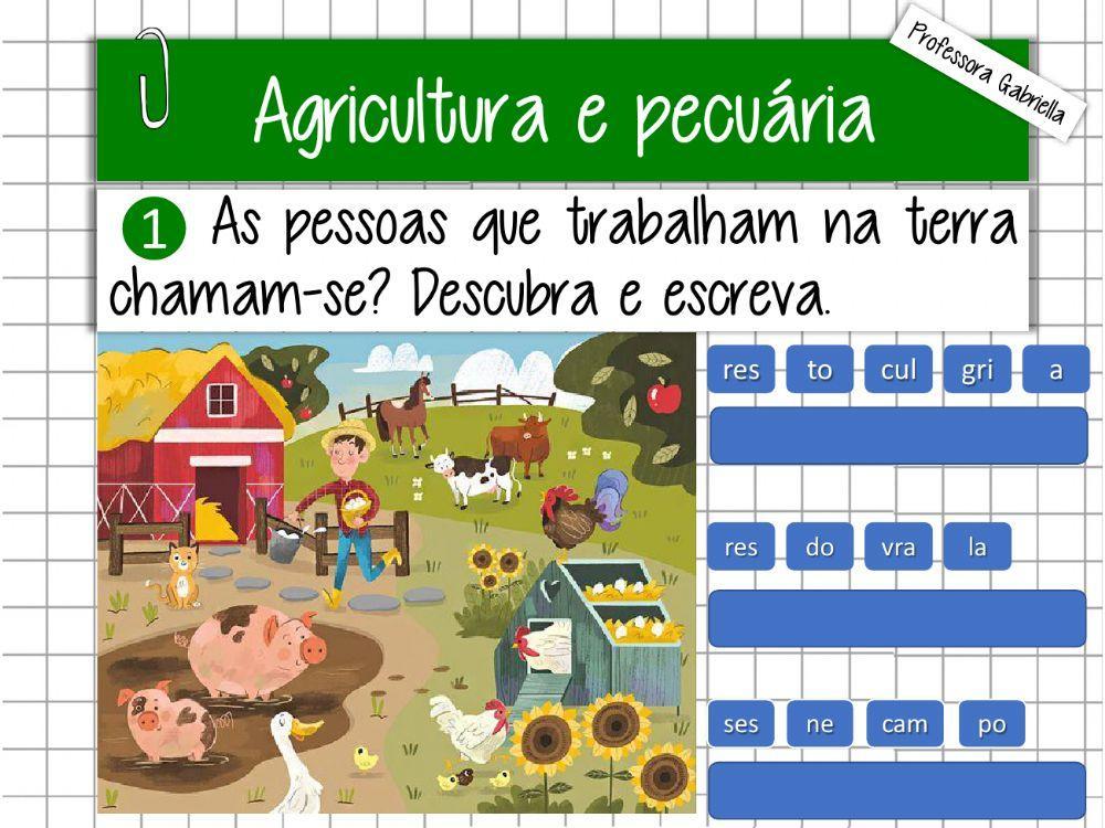 Agricultura e pecuária