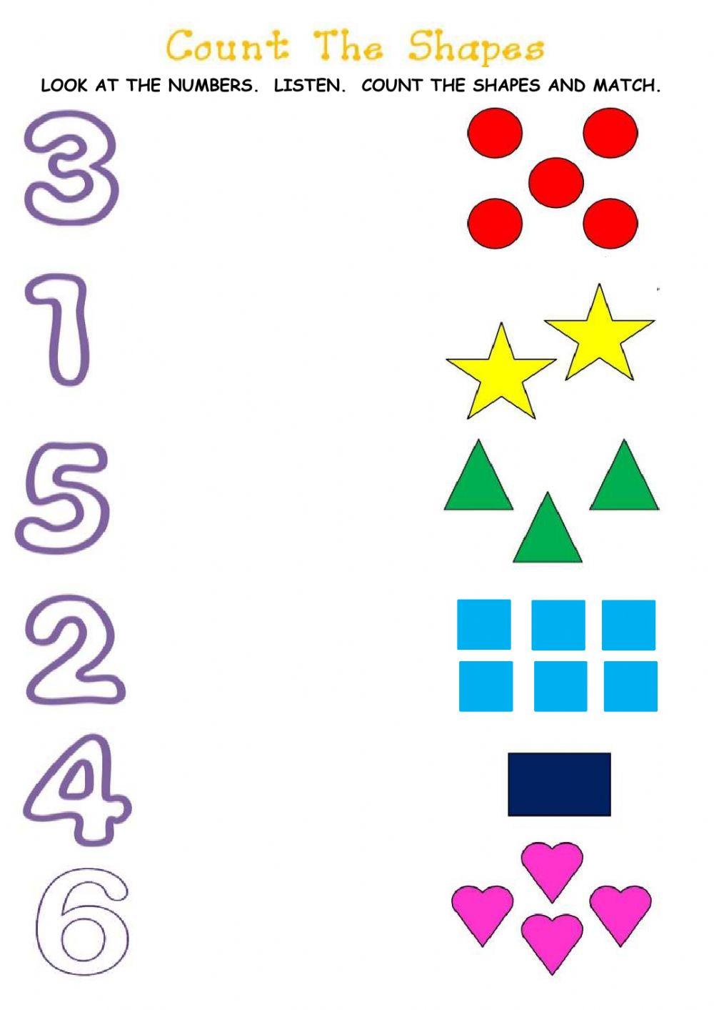 Counting 1 - 6