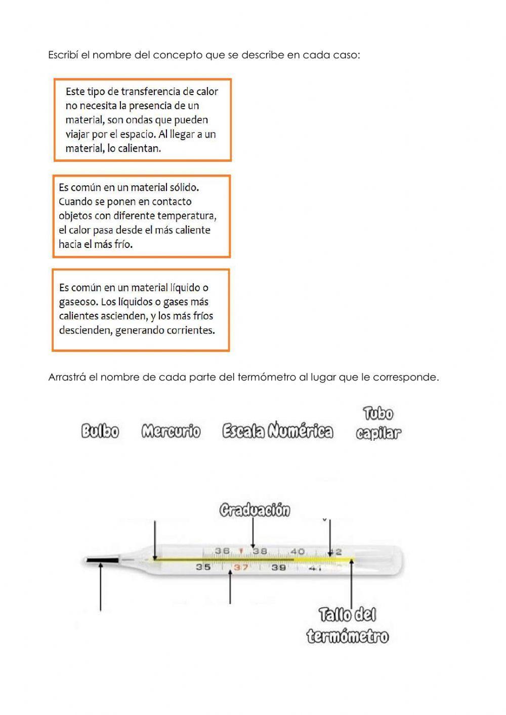 Transmisión y medición - El calor