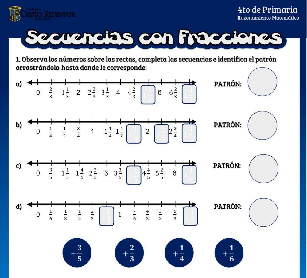 Secuencias con Fracciones