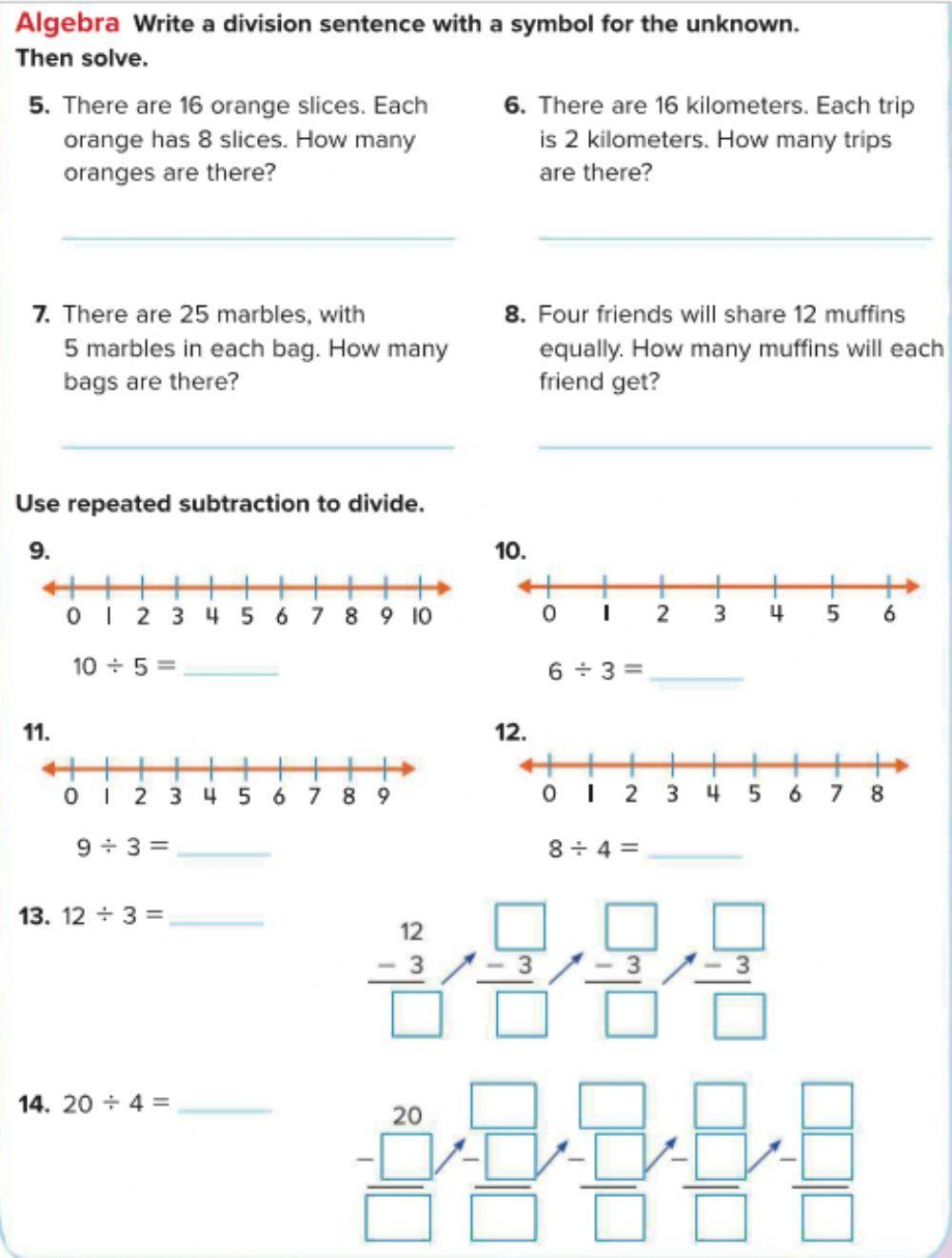 Division as Repeated Subtraction