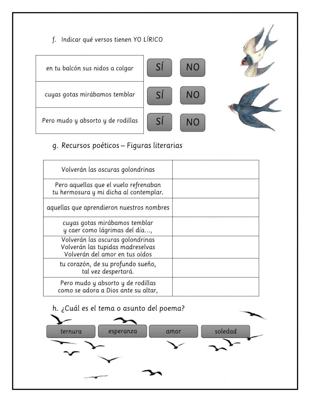 Volverán las oscuras golondrinas