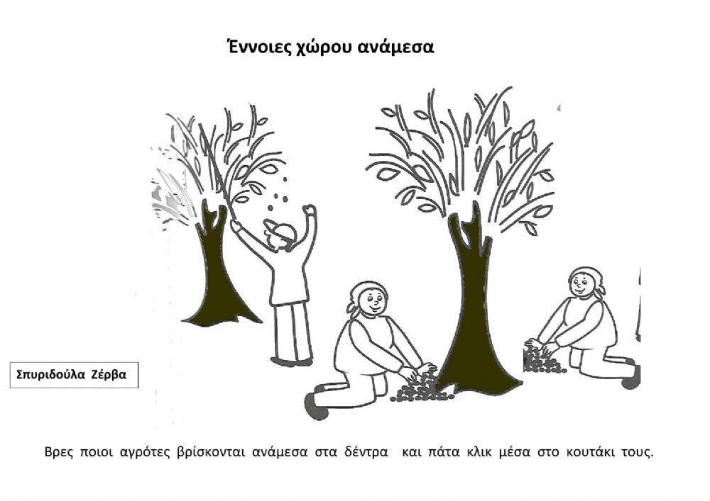 Έννοιες χώρου - ανάμεσα