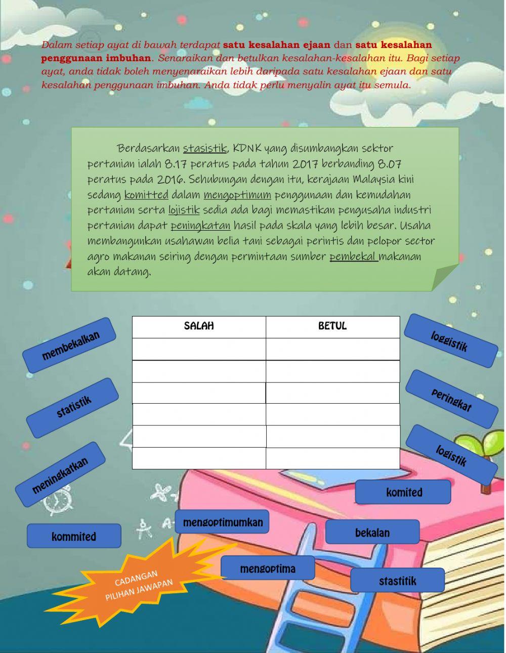 Kesalahan ejaan dan imbuhan