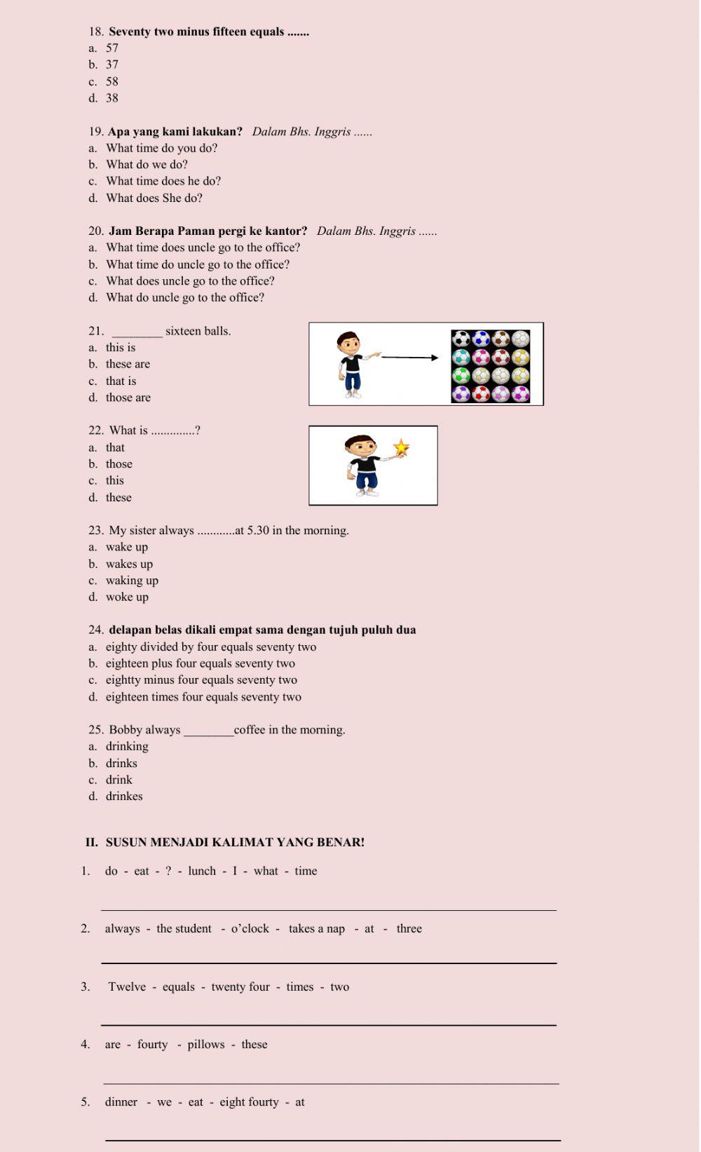 Ulangan hariaan kelas 3 (26-11-20)