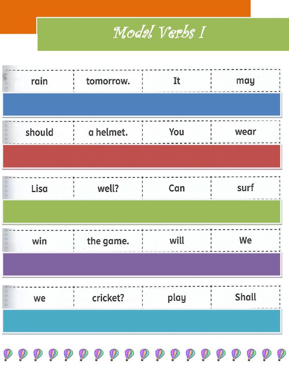 Modal Verbs I