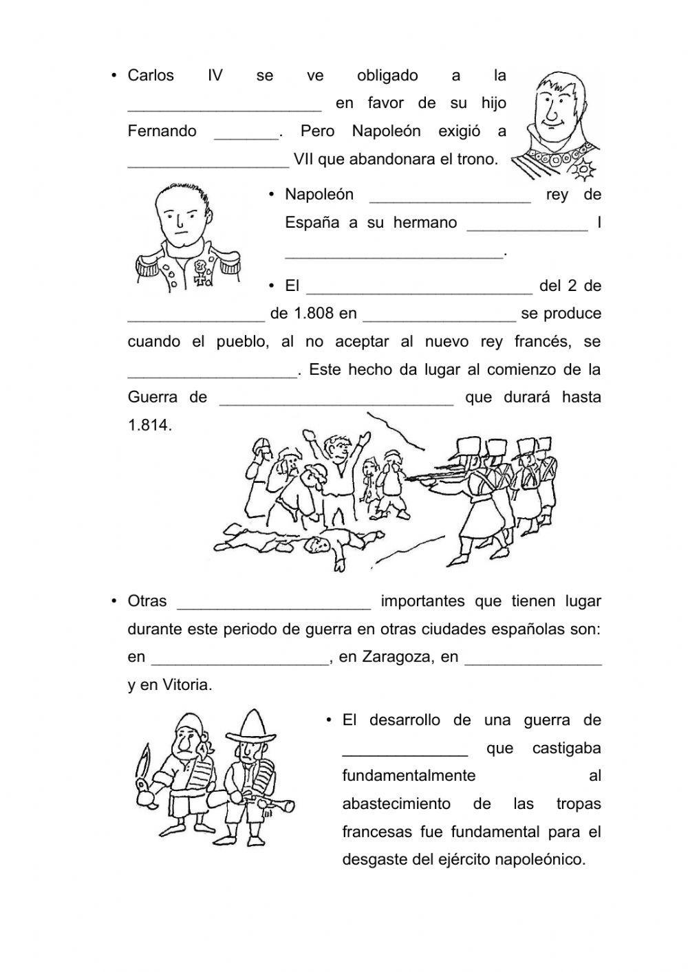 Los comienzos del siglo XIX en España