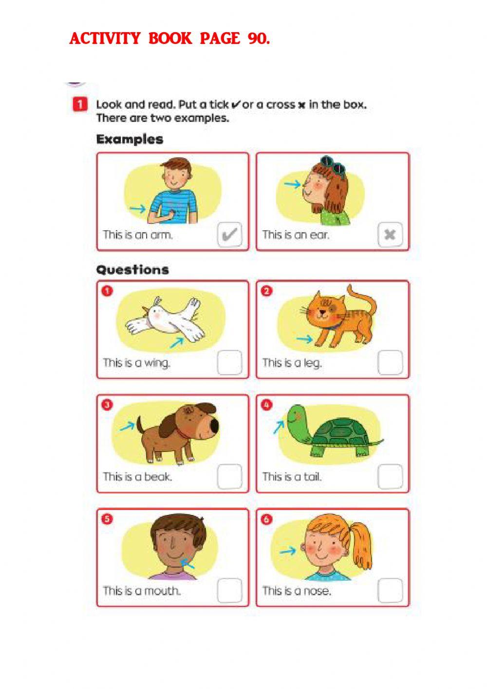 1 GRADO ACTIVITY BOOK PAGES 88,89 AND 90