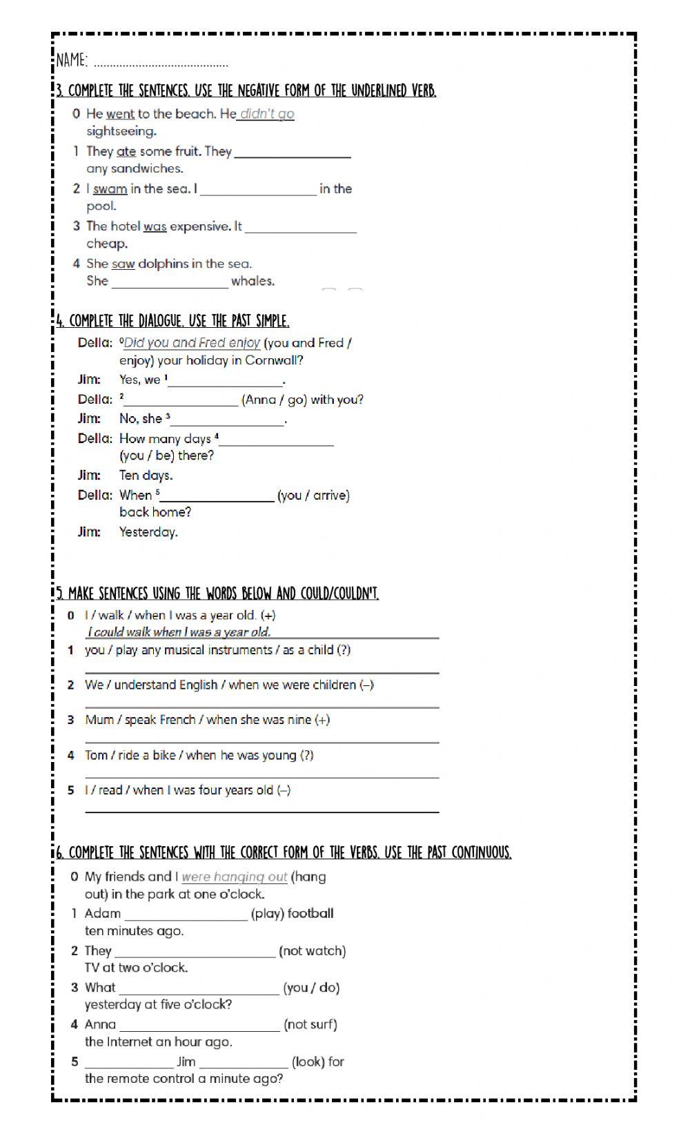 Ia fifth pilar grammar