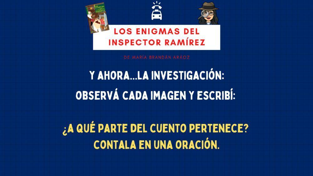 Los enigmas del Inspector Ramírez (1) worksheet Live Worksheets