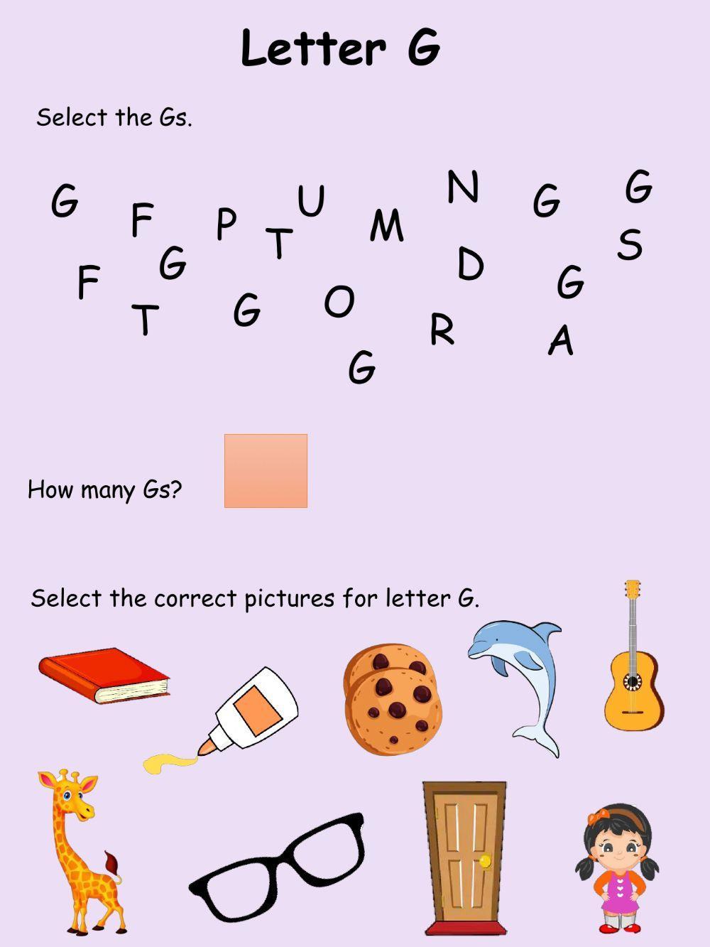 Letter G Letter G