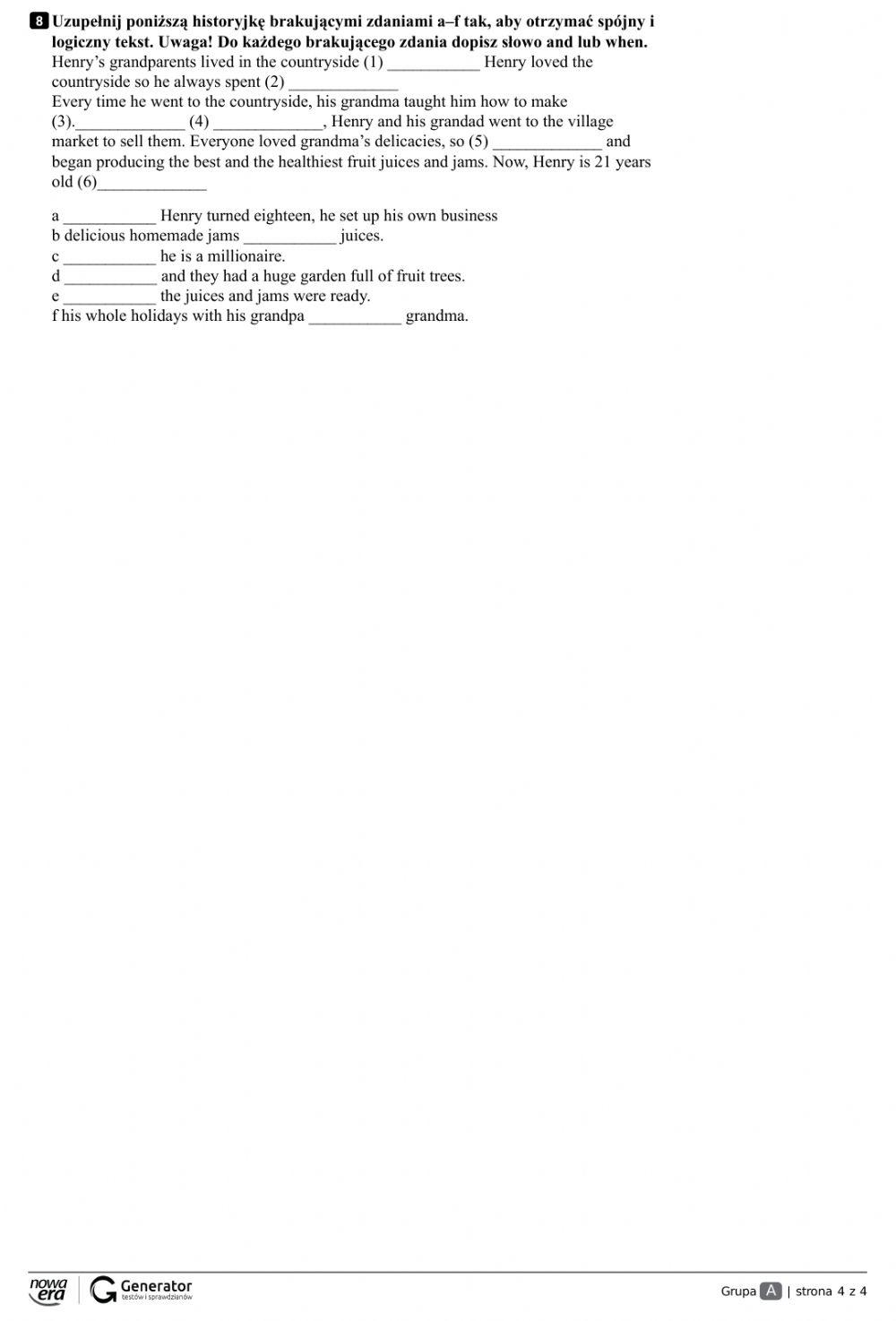 unit 3 test Junior explorer 6