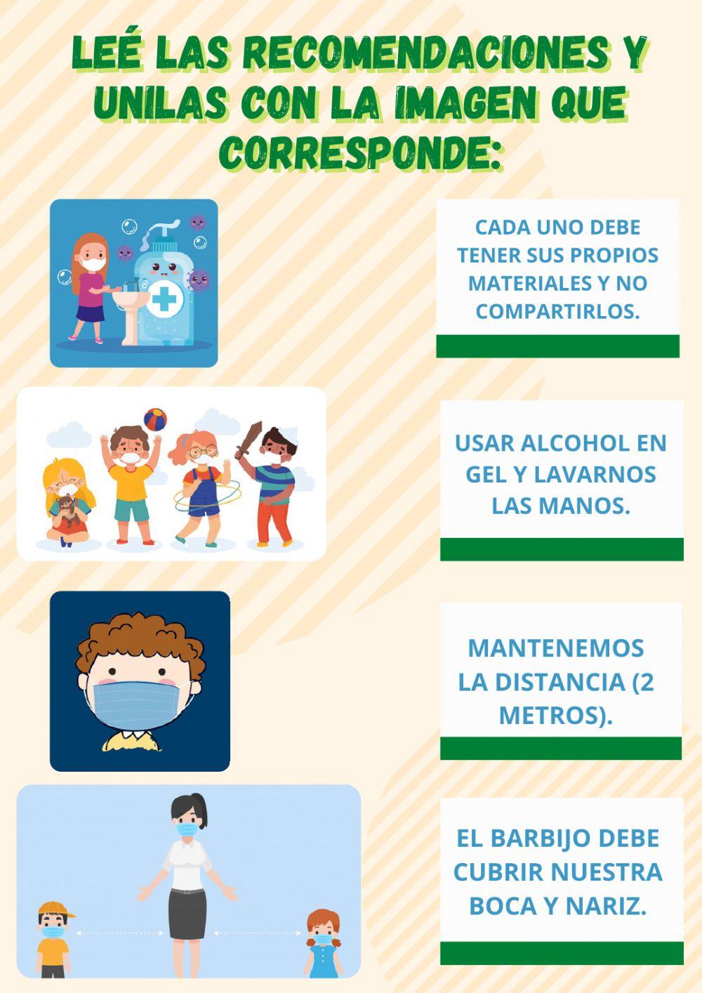 Revinculación en la escuela recomendaciones