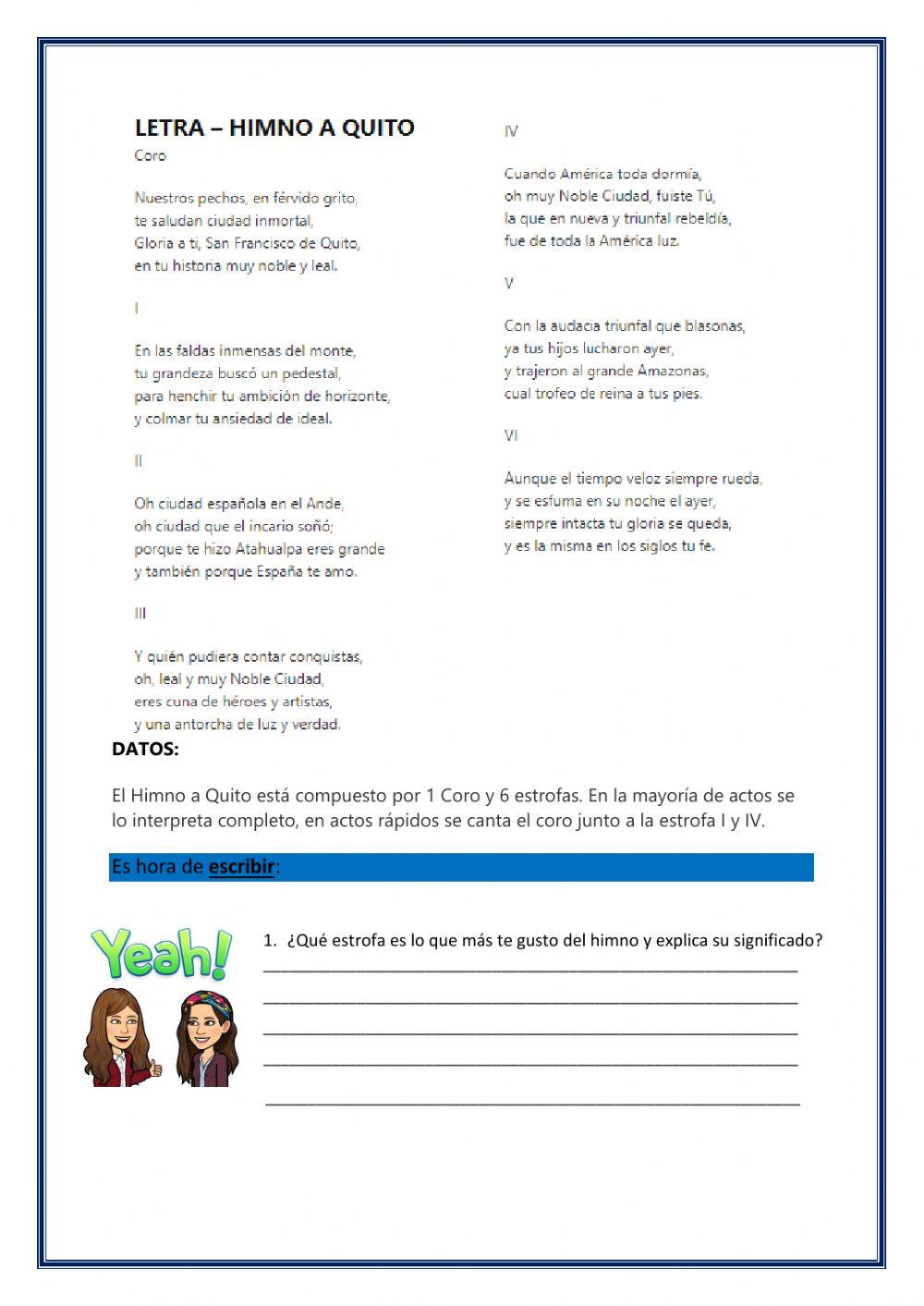 Bandera de Quito 4to