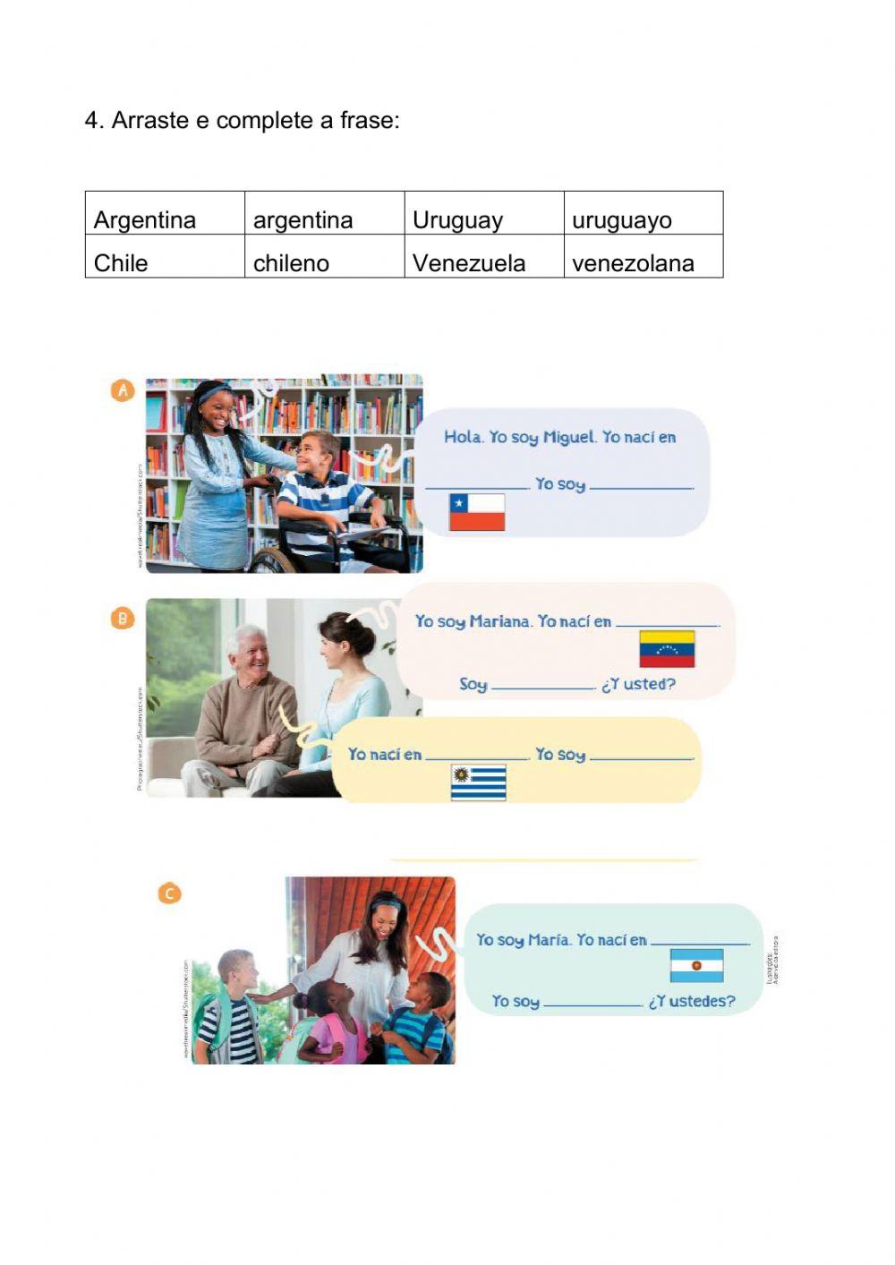 Verbo ser e nacionalidade