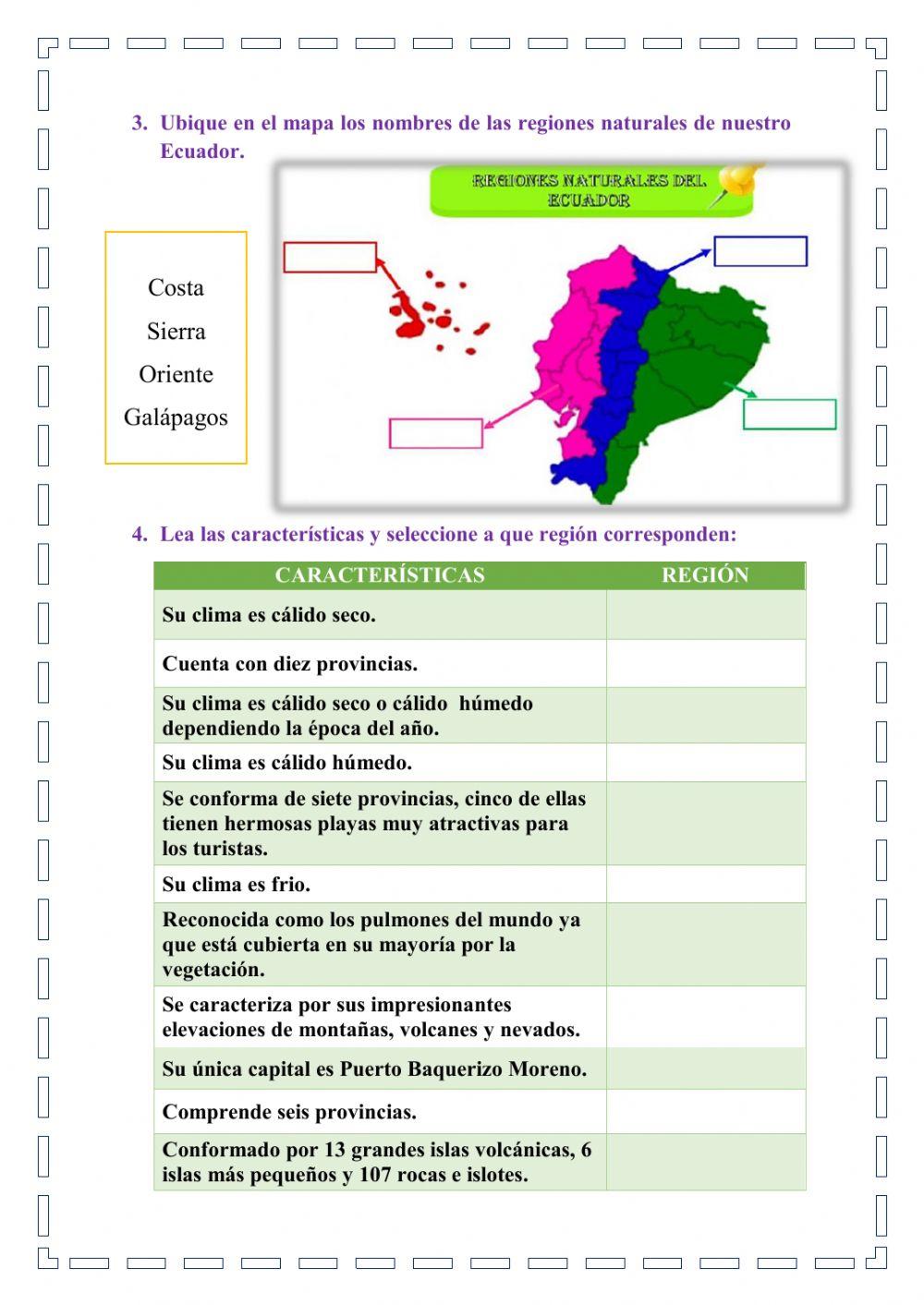 Repaso del 1° parcial del 2° quimestre