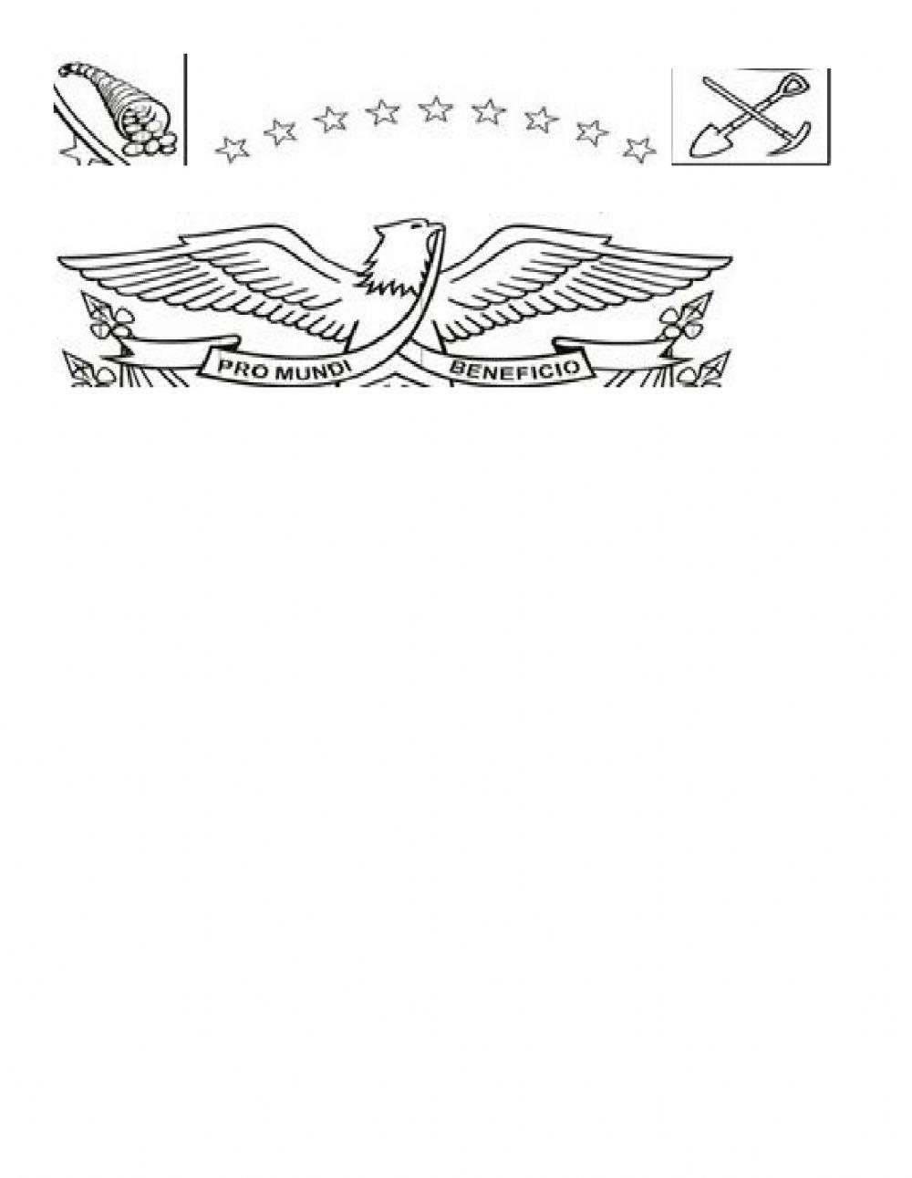 El escudo nacional de Panamá