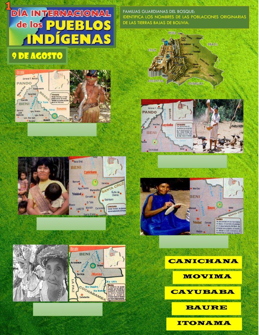 Poblaciones Originarias de Bolivia