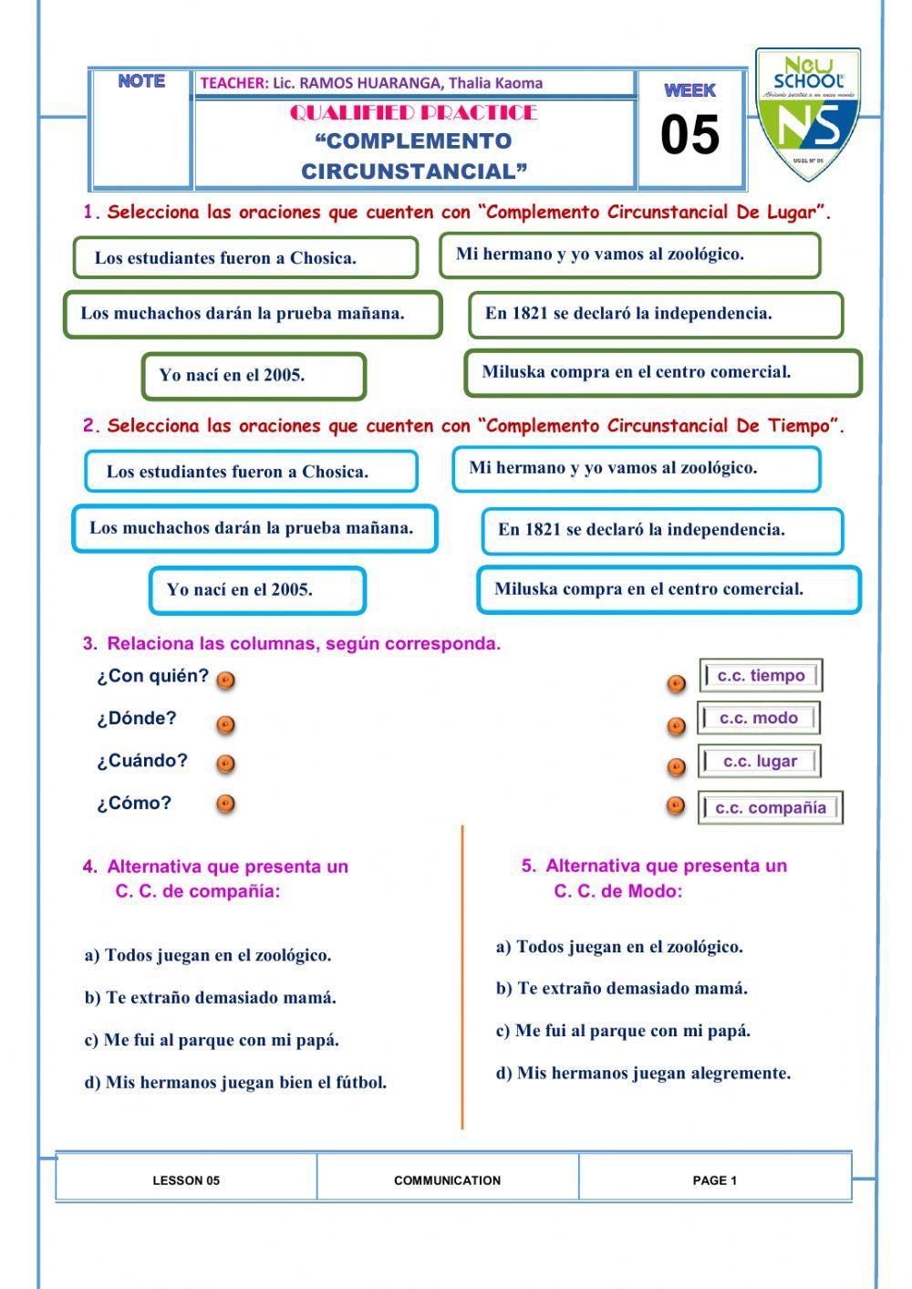 Complemento Circuntancial