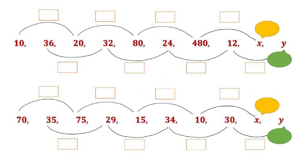 SUCESIONES NUMÉRICAS ALTERNADAS