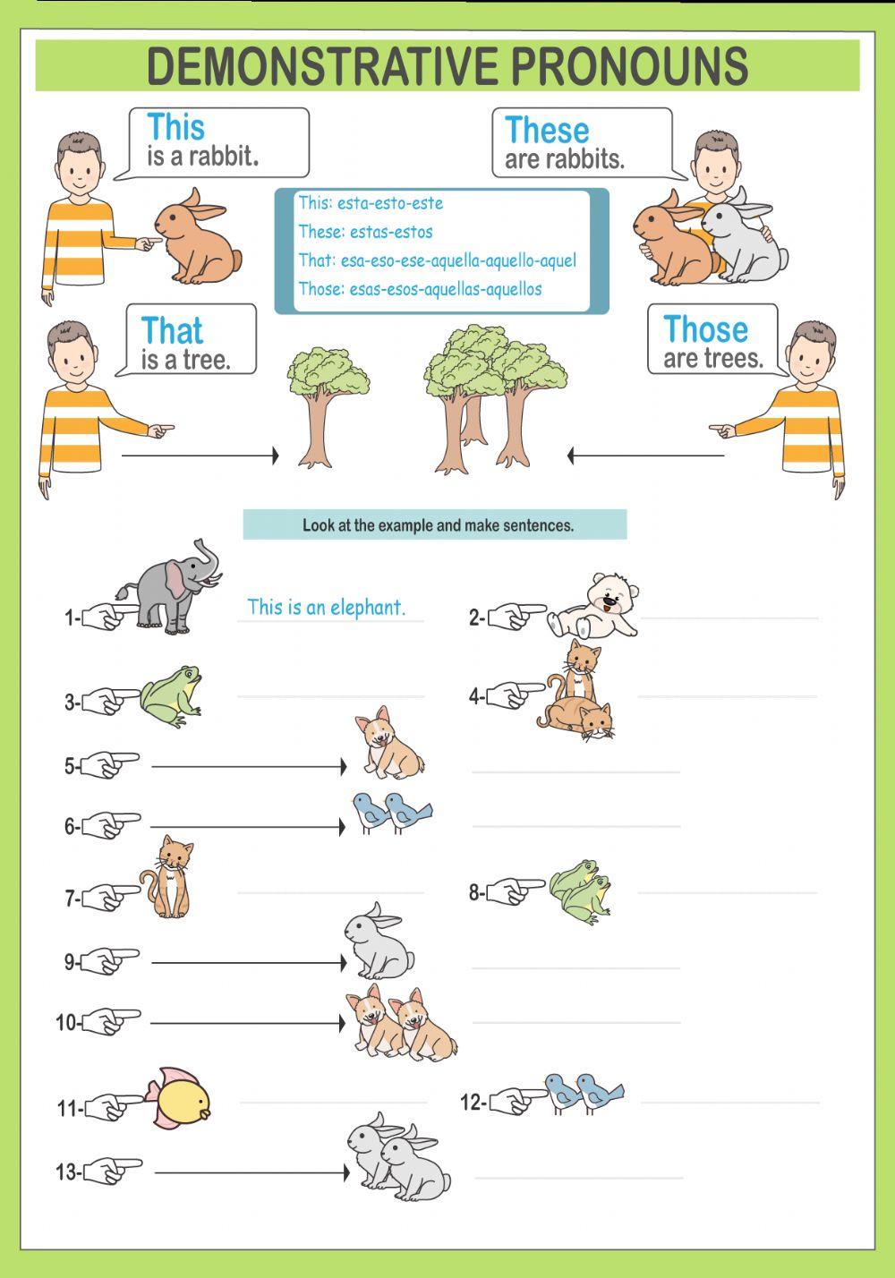 Demonstratives pronouns 1
