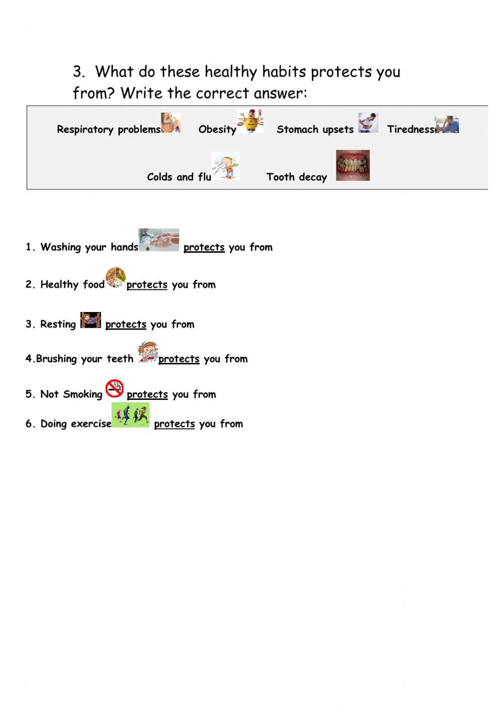 Healthy habit primary 3